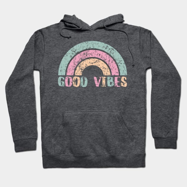 Good Vibes Rainbow Hoodie by rianfee